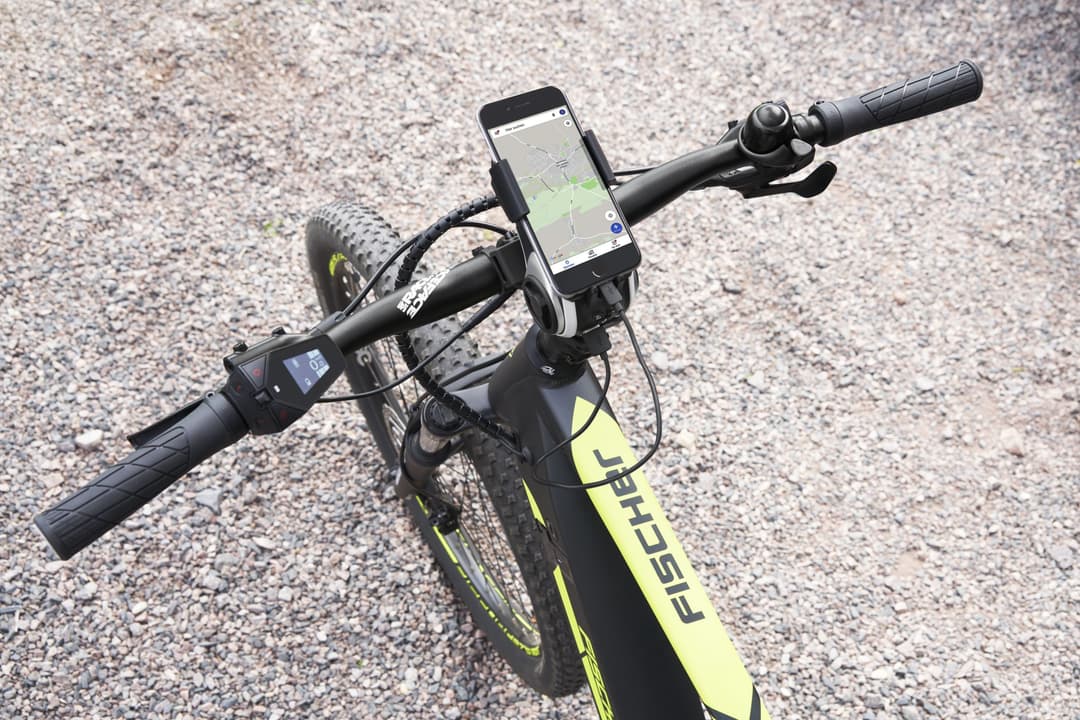 FISCHER Fahrrad Fahrradhalter Smartphone Halterung | Schwarz
