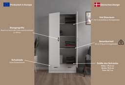 INOSIGN Kleiderschrank Space | Weiß