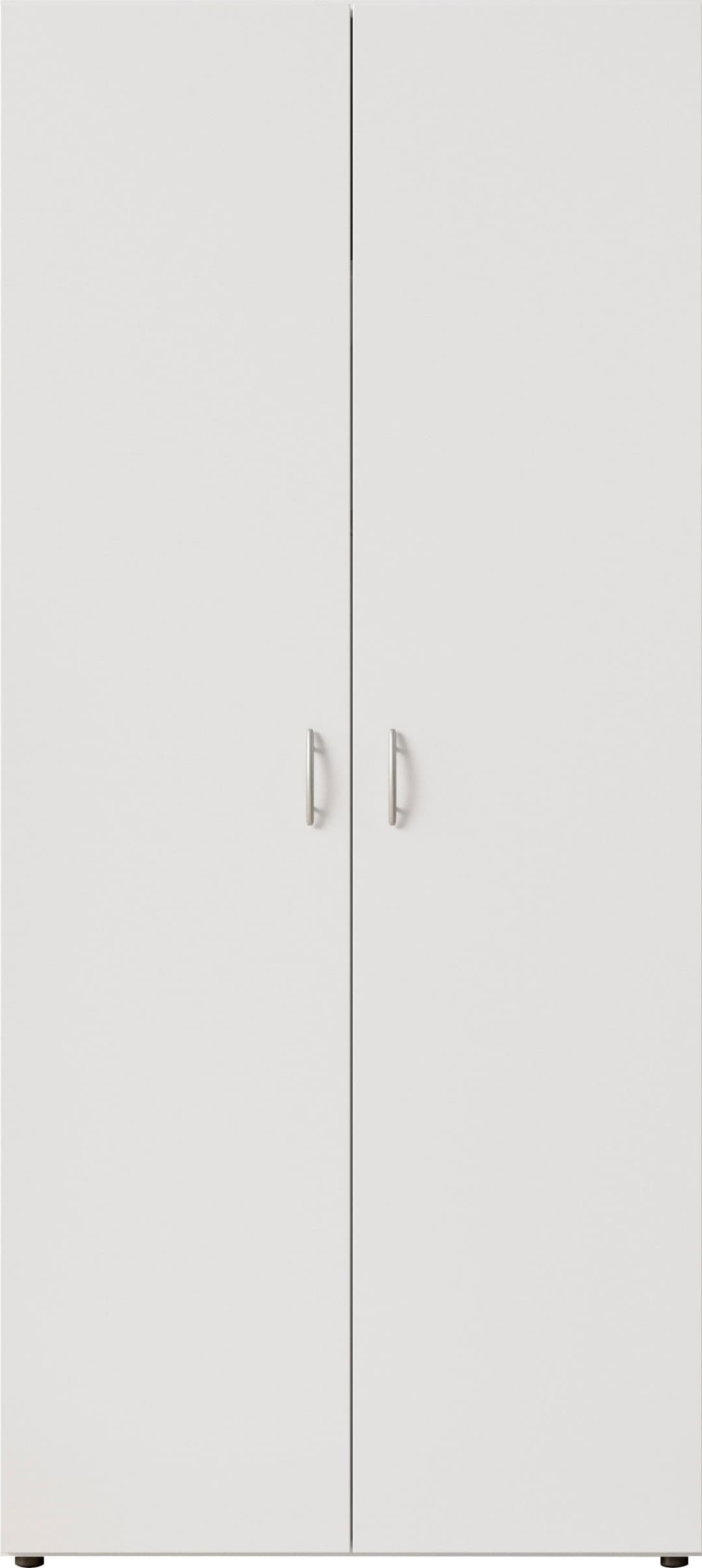Schlafkontor Drehtürenschrank Base Kleiderschrank Joe Garderobe | Weiß