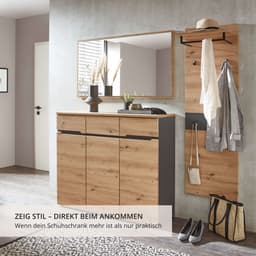 Innostyle Schuhschrank MEMPHIS | Holztöne