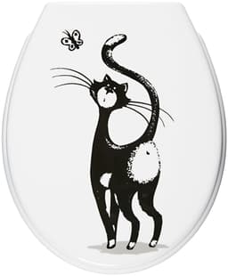 ADOB WC-Sitz Katze | Mehrfarbig