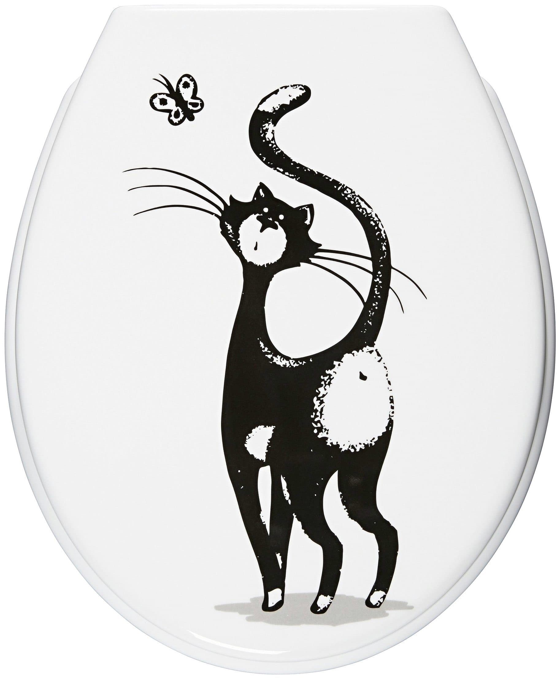 ADOB WC-Sitz Katze | Mehrfarbig