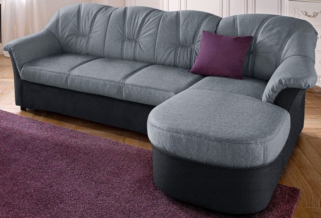 DOMO collection Ecksofa Flores Schlafsofa | Mehrfarbig