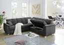 Jockenhöfer Gruppe Ecksofa Udine L-Form | Grau 4