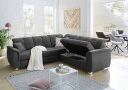 Jockenhöfer Gruppe Ecksofa Udine L-Form | Grau