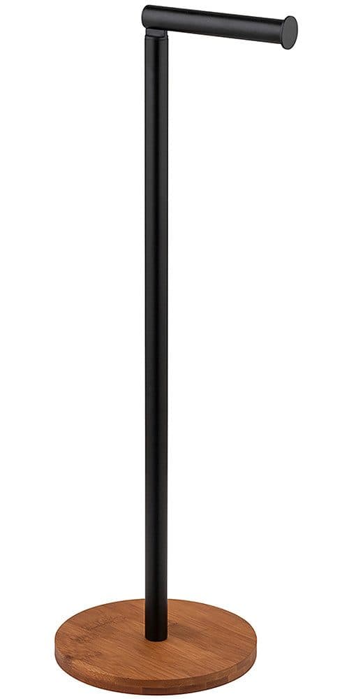 WENKO Toilettenpapierhalter 2-in-1 Serro | Braun