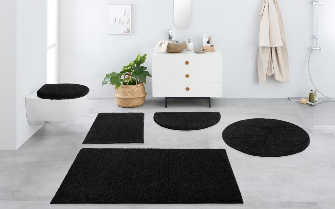OTTO home Badematte Vanessa | Schwarz