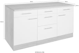 OPTIFIT Unterschrank Kalmar | Weiß