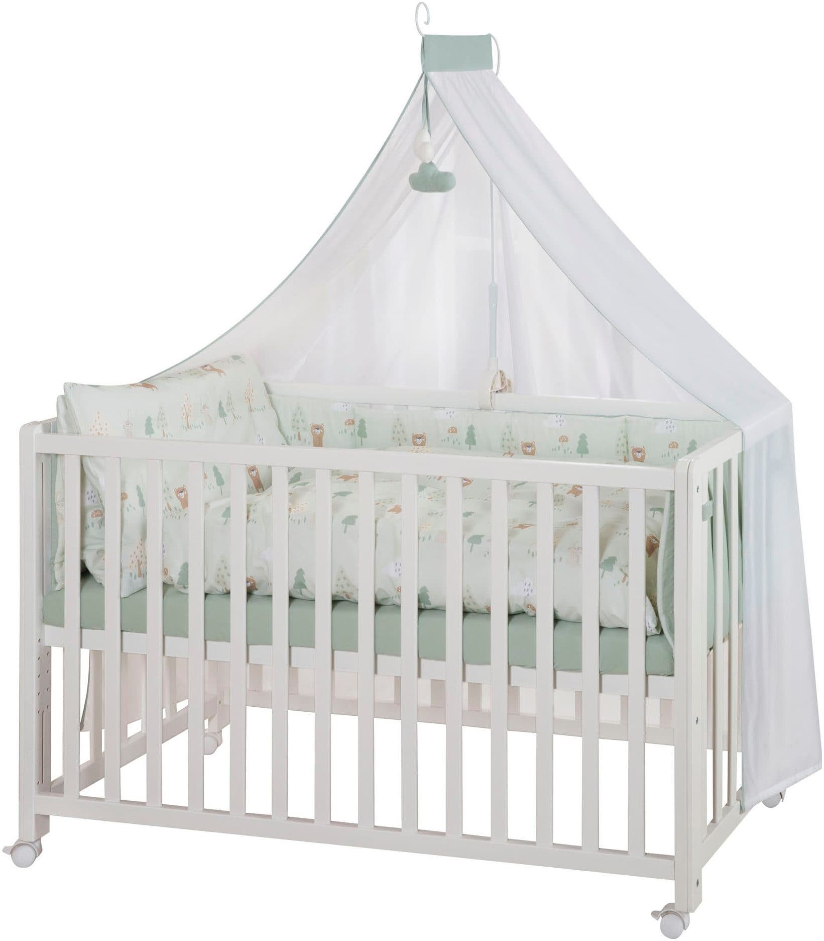 roba Babybett Room Bed - Woodland Buddies | Weiß