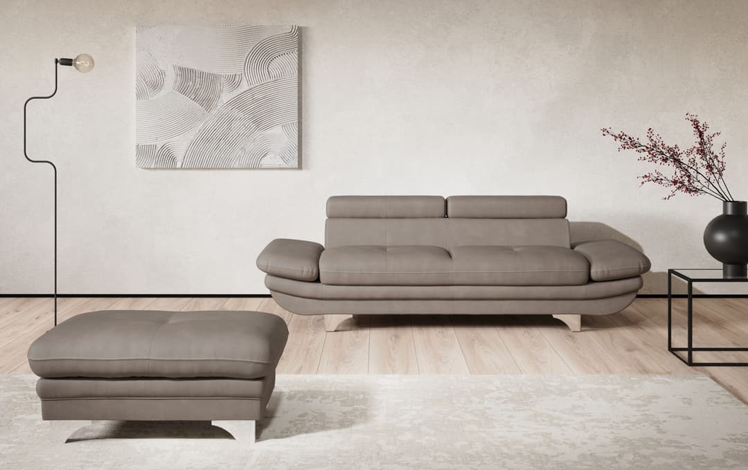 COTTA 3-Sitzer Enterprise | Beige