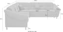 sit&more Ecksofa Salsa L-Form | Grau 4