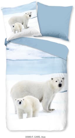 good morning Wendebettwäsche Care | Blau