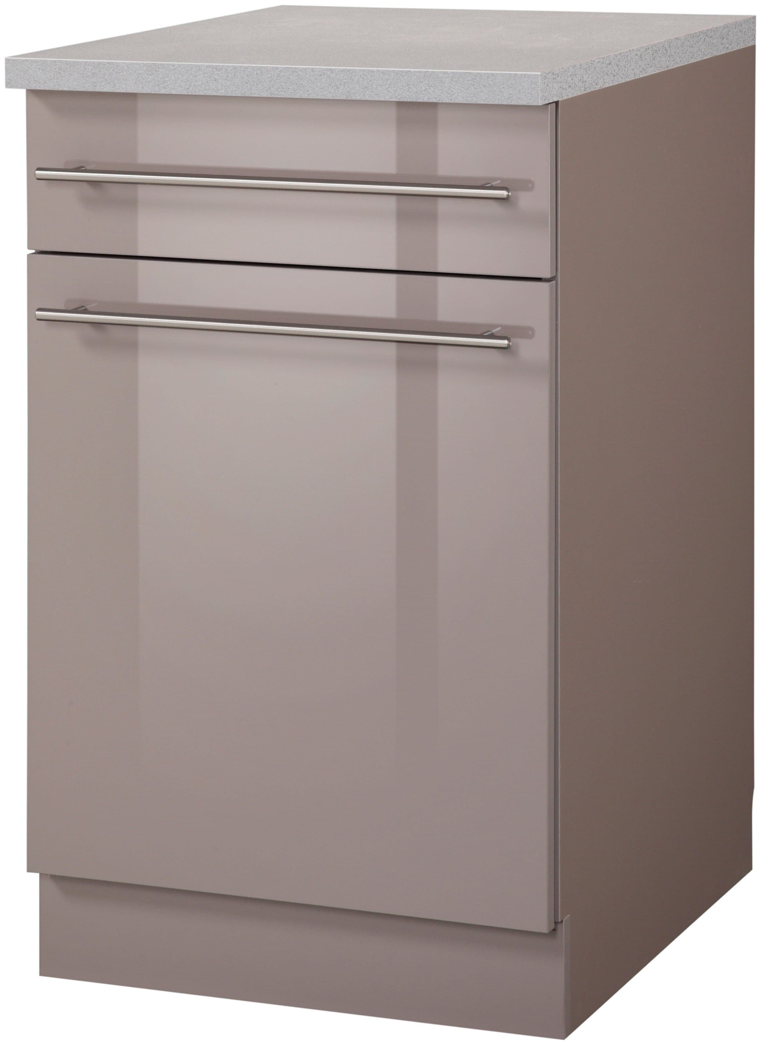 wiho Küchen Unterschrank Chicago | Braun