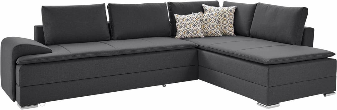 Home affaire Ecksofa Night & Day L-Form | Grau