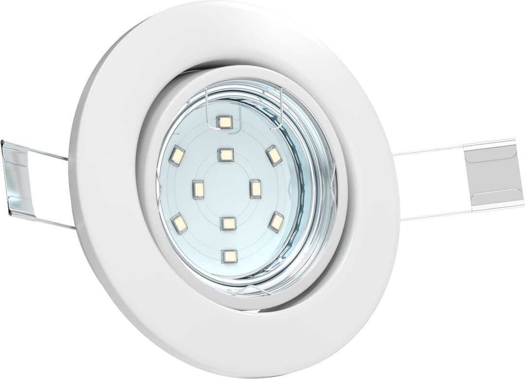 B.K.Licht LED Einbauleuchte 6er Set | Weiß