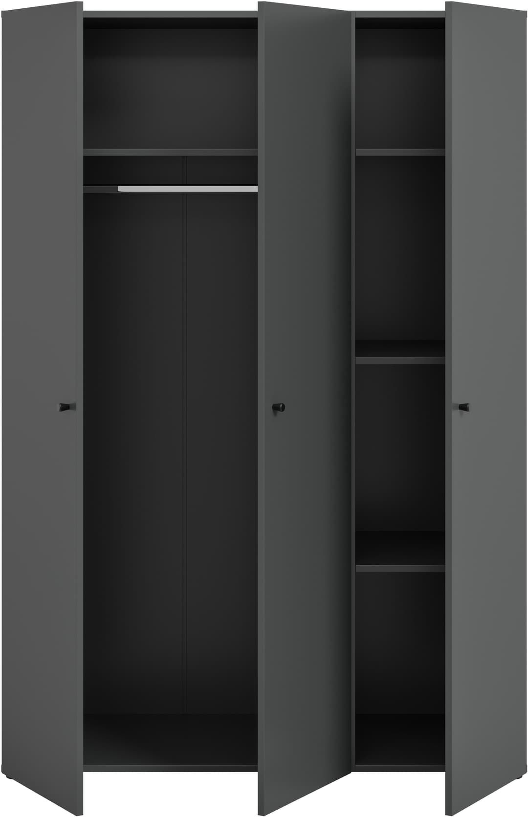 Home affaire Kleiderschrank BILLINGS | Grau