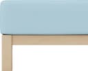 Schlafgut Spannbettlaken PURE Bio-Baumwolle | Blau