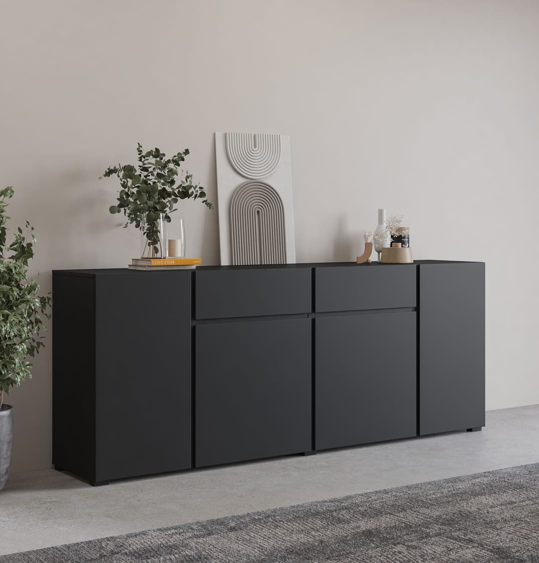 OTTO home Sideboard Metric | Schwarz