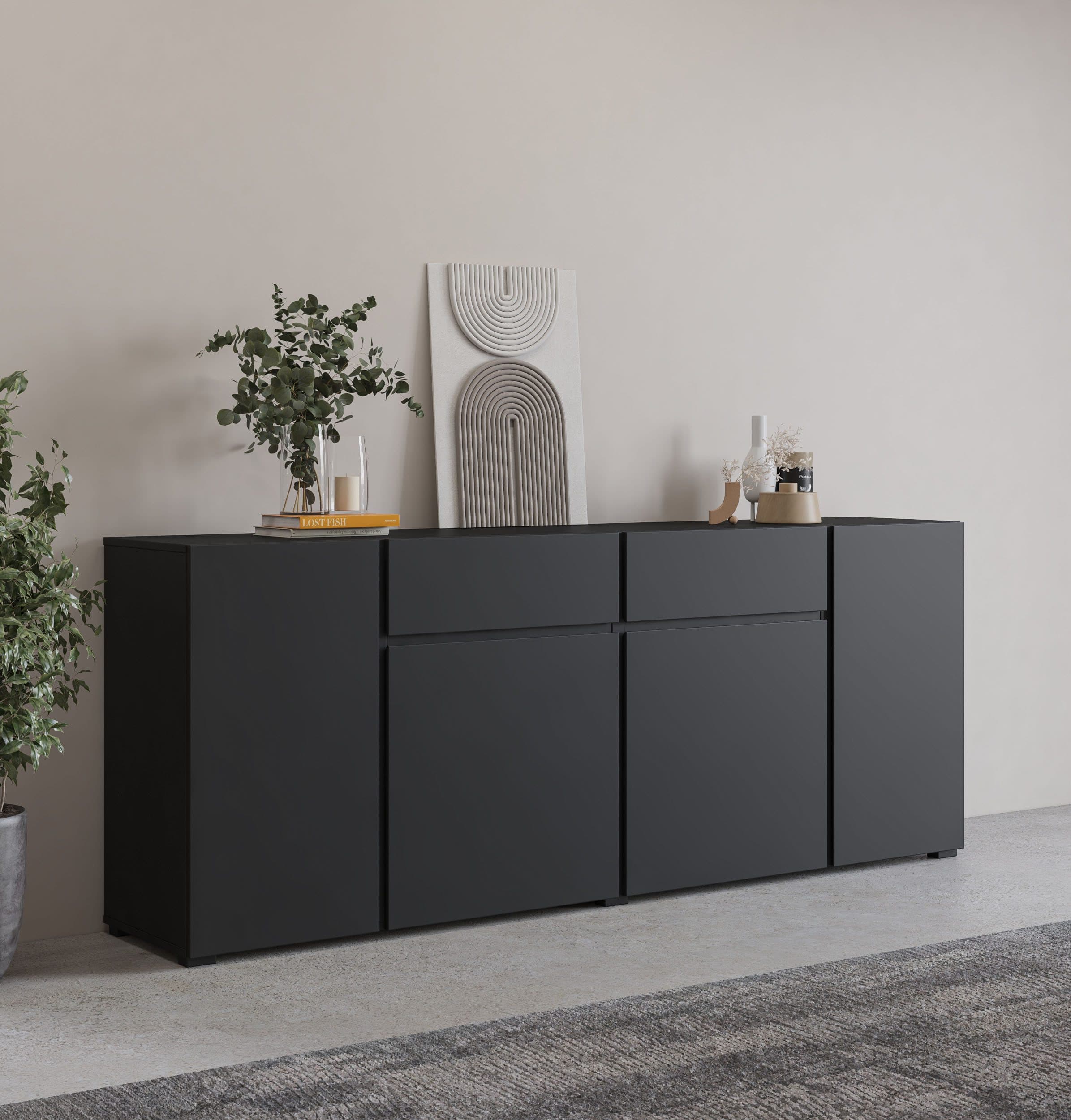 OTTO home Sideboard Metric | Schwarz