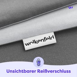 Wolkenfeld Kissenbezug | Grau