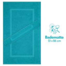 HAMMETEX Hotelmatte | Türkis