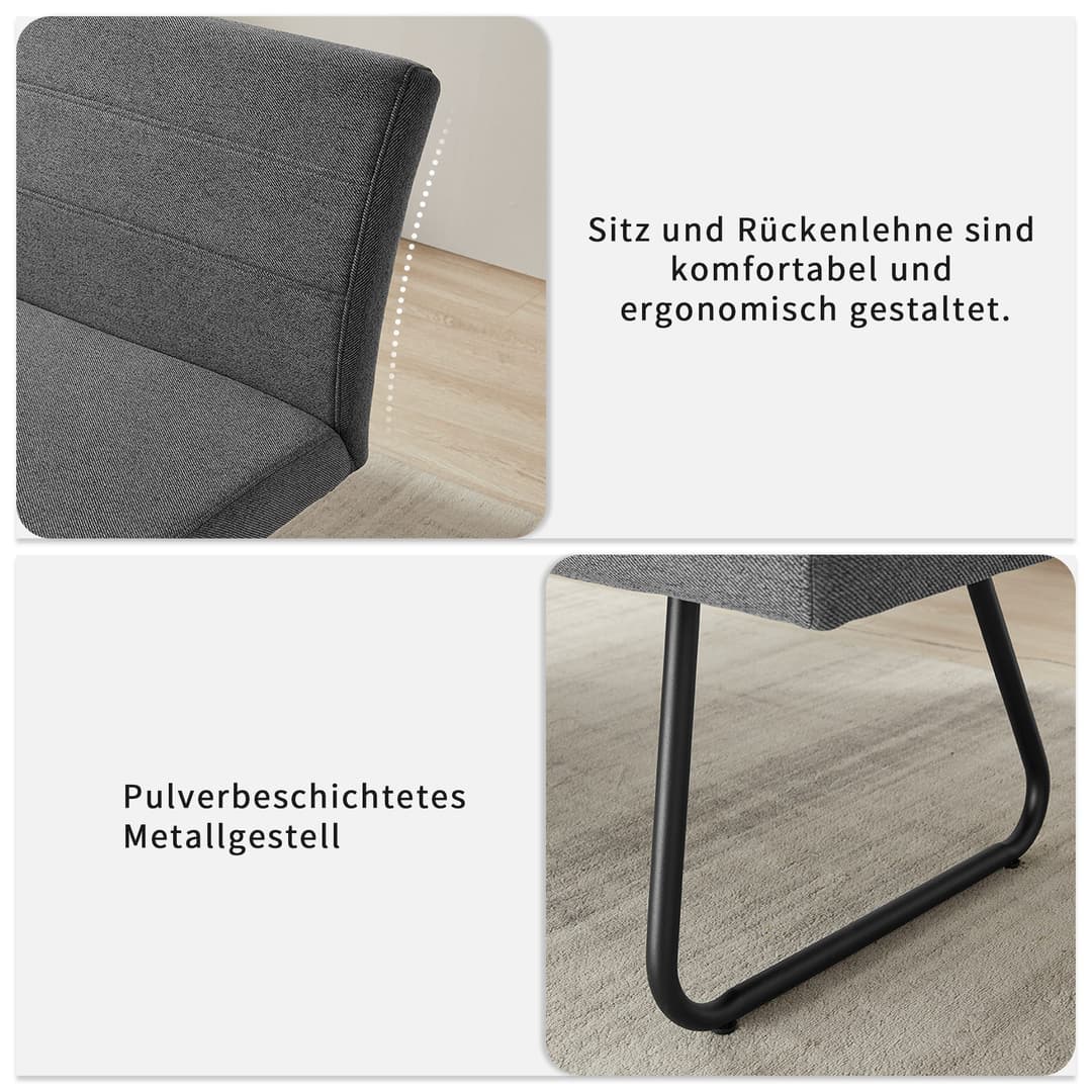OTTO home Bank Blee | Grau