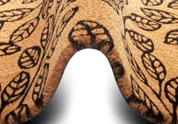 HANSE Home Fußmatte Leafs | Braun
