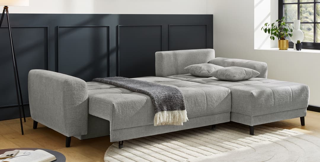 Jockenhöfer Gruppe Ecksofa Beverly L-Form | Grau