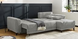 Jockenhöfer Gruppe Ecksofa Beverly L-Form | Grau