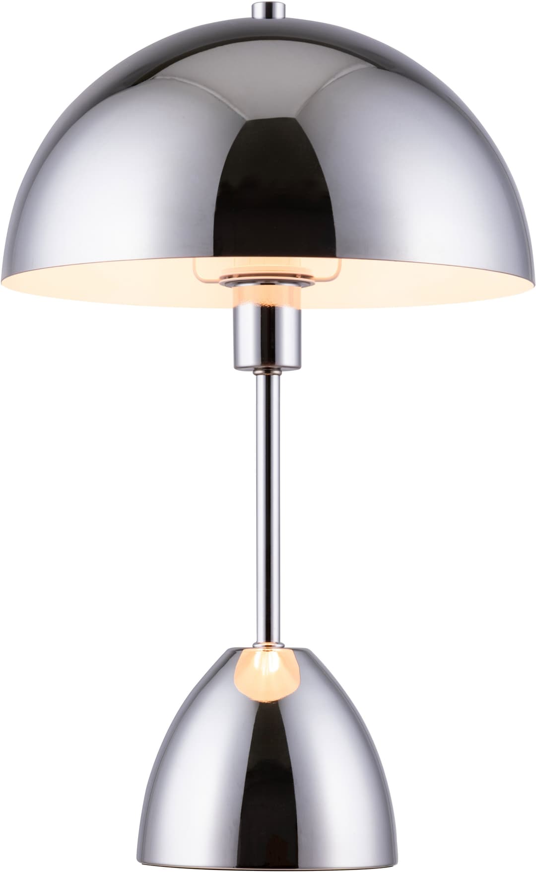 OTTO home Tischleuchte Dorrio Pilzlampe | Silber
