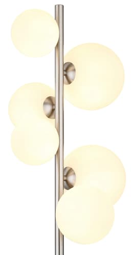 GLOBO LIGHTING Stehlampe RIHA | Silber