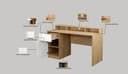 OTTO home Schreibtisch Lund | Holztöne 3