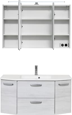 Saphir Quickset 936 Badmöbel-Set | Holztöne
