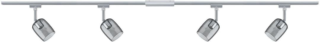 Paulmann URail Set G10 Blossom Rauch Chrom matt | Silber