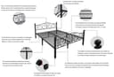OTTO home Metallbett LUND | Schwarz 3