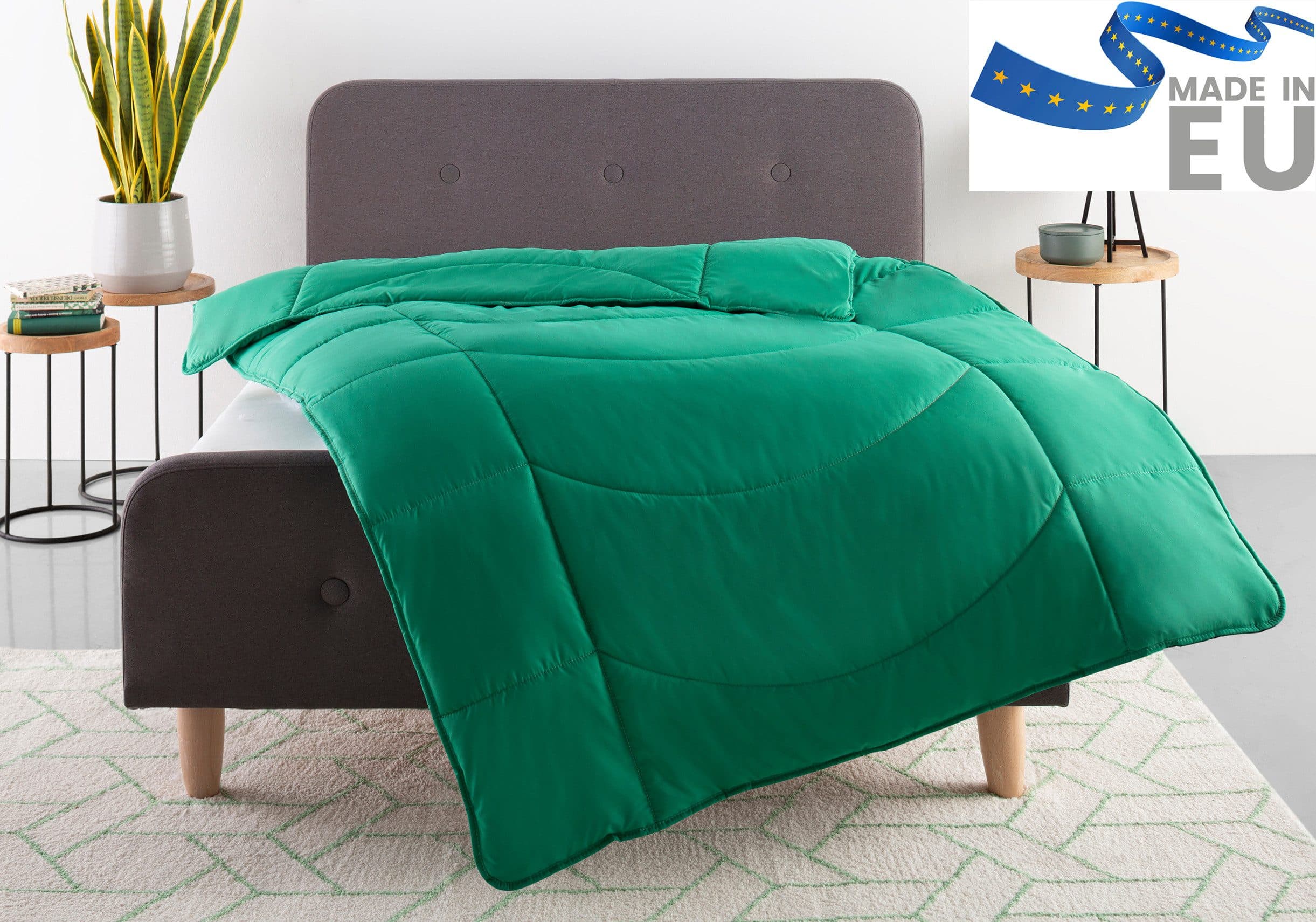 OTTO home Microfaserbettdecke Microlux | Grün