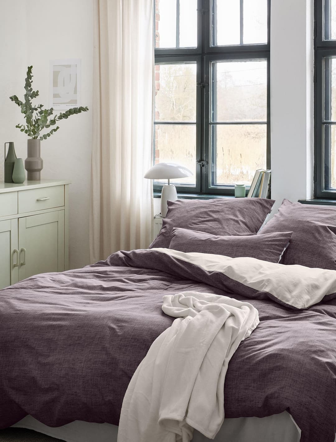 Irisette Wendebettwäsche Wave-HK 8557 | Lila
