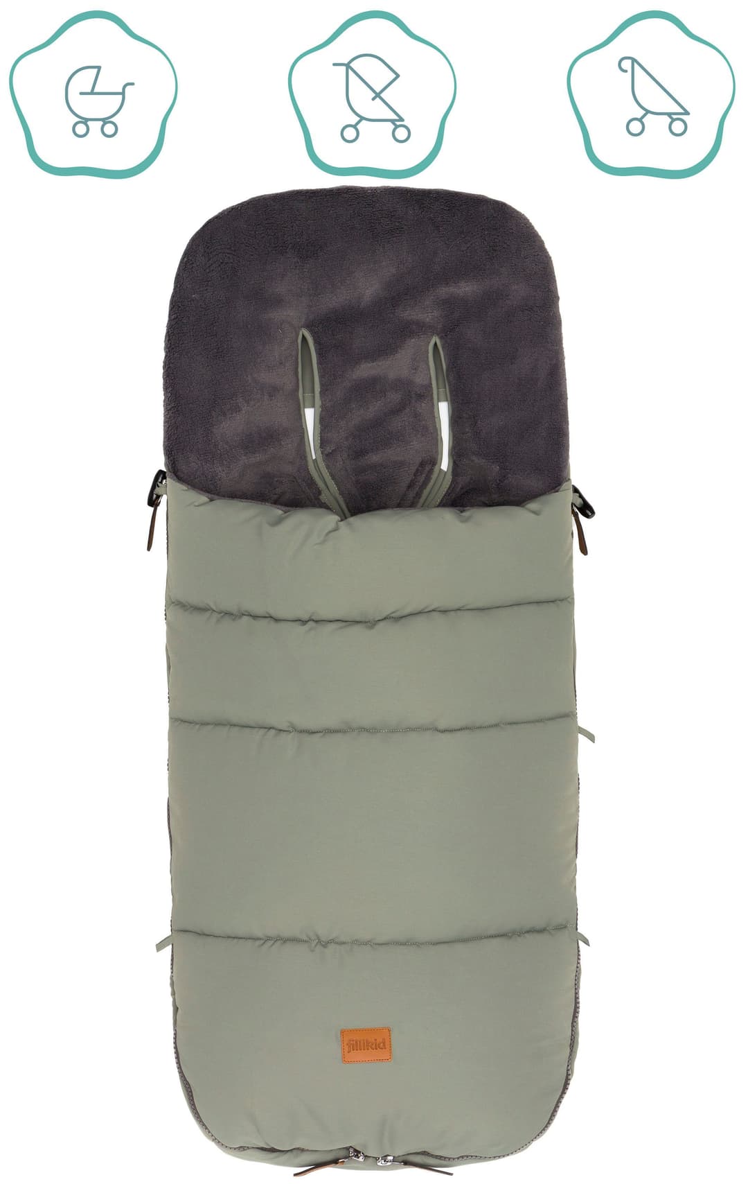 fillikid Fußsack Kinley | Grün
