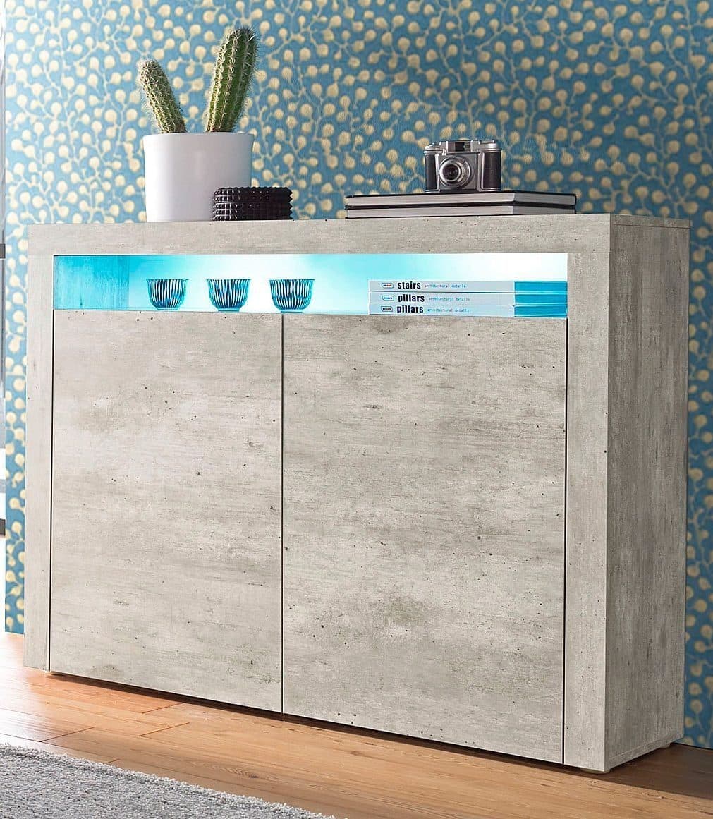 borchardt Möbel Highboard Santa Fe | Grau