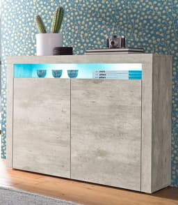 borchardt Möbel Highboard Santa Fe | Grau
