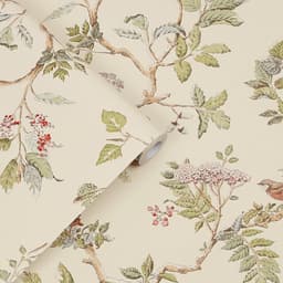 LAURA ASHLEY Vliestapete Elderwood | Beige