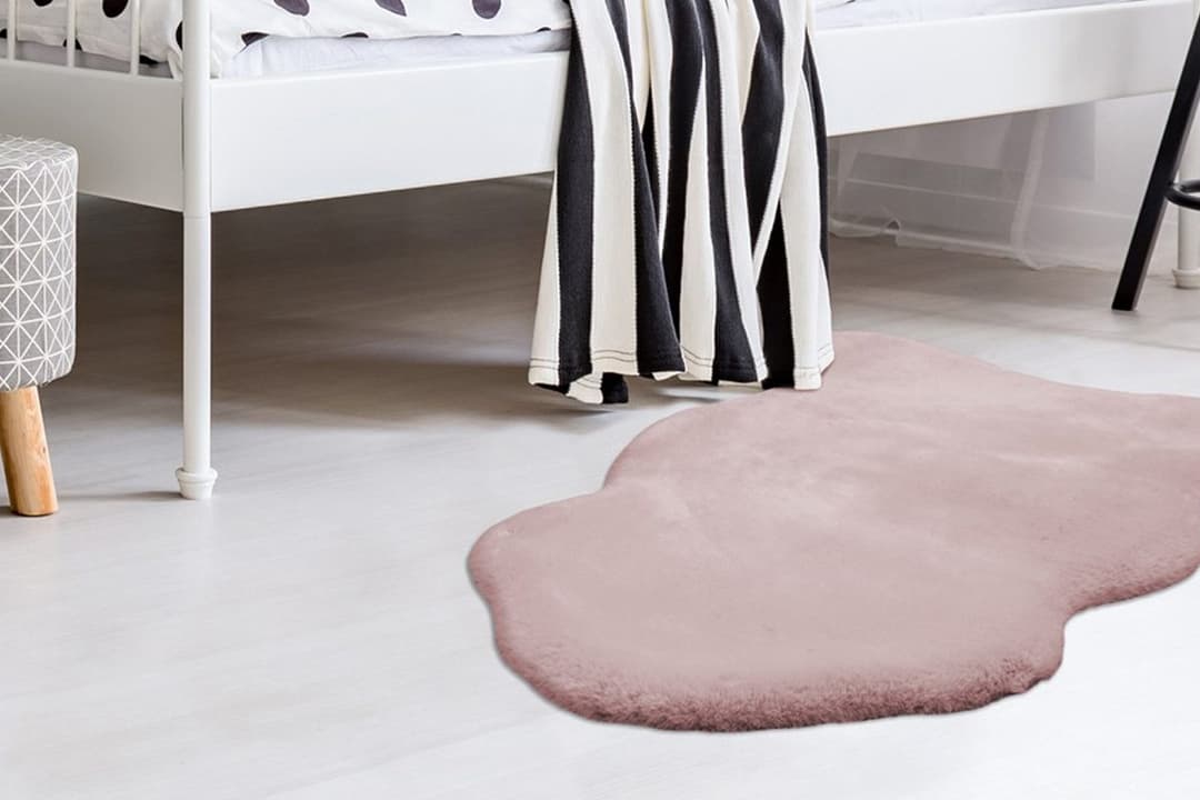 Arte Espina Fellteppich Rabbit 200 | Rosa