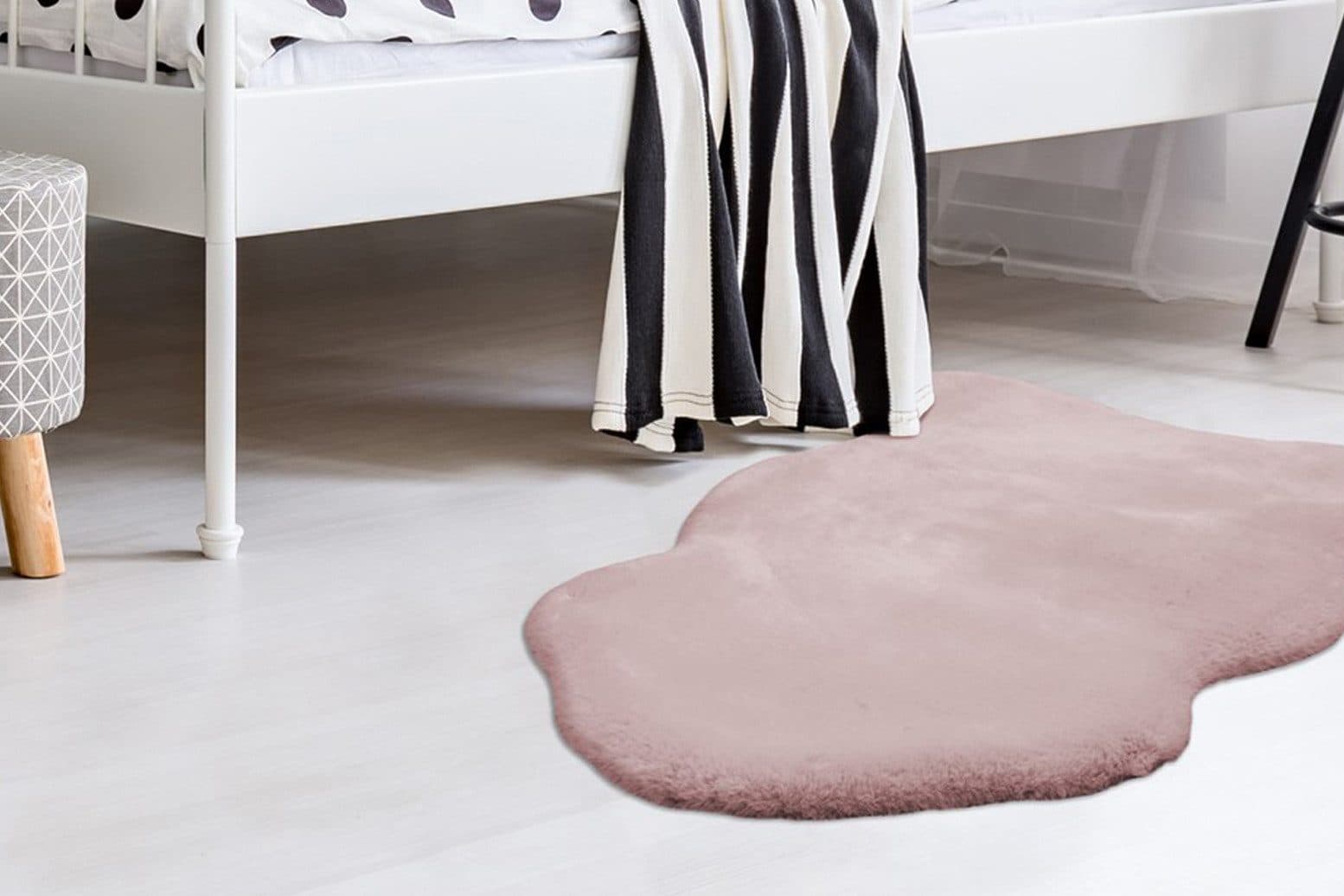 Arte Espina Fellteppich Rabbit 200 | Rosa