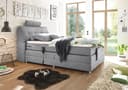 ED EXCITING DESIGN Boxspringbett Palermo | Grau