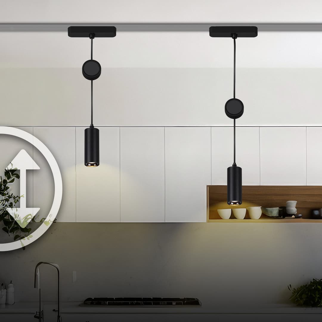 Briloner Leuchten LED Deckenleuchte LUXTRAIL 8035065 | Schwarz