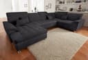 DOMO collection Wohnlandschaft Franzi | Grau