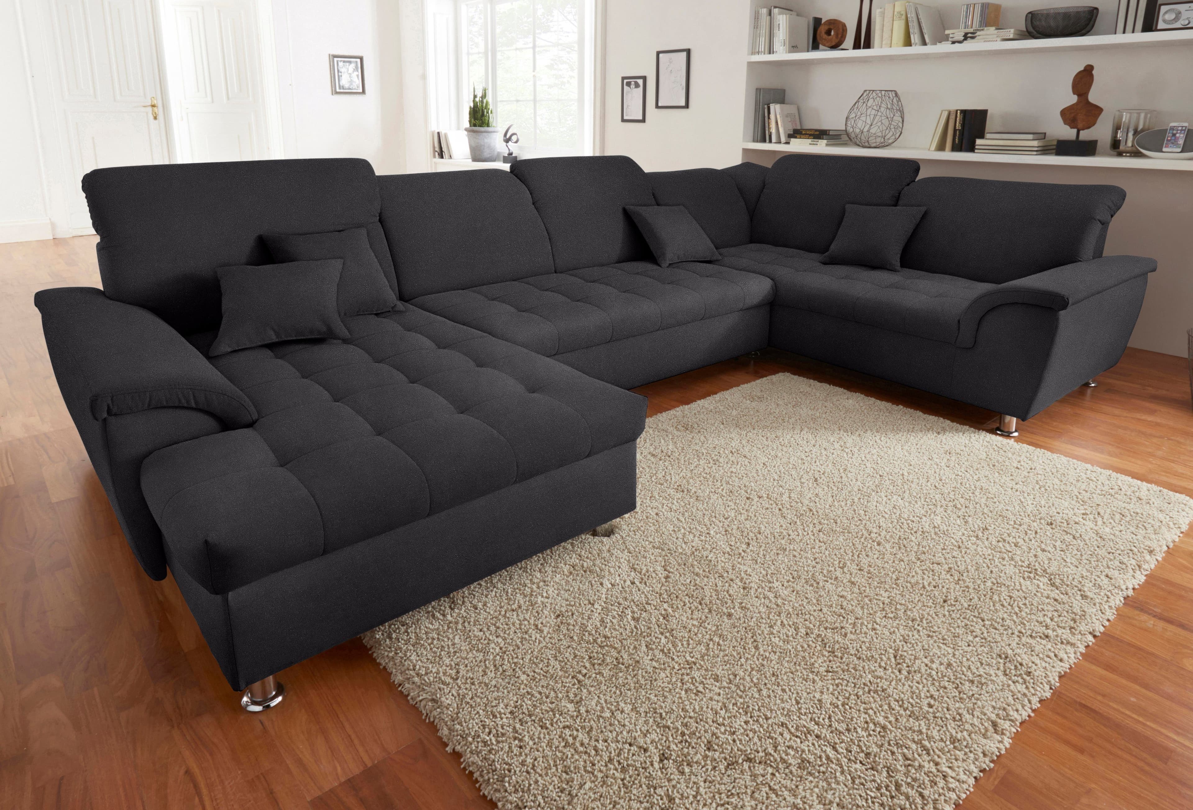 DOMO collection Wohnlandschaft Franzi | Grau