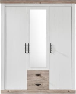Home affaire Drehtürenschrank Florenz | Weiß