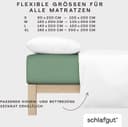 Schlafgut Spannbettlaken CASUAL | Grün 5
