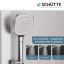 Schütte Brausegarnitur LA PALMA | Silber 5